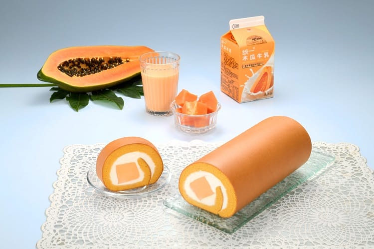 亞尼克木瓜牛乳生乳捲