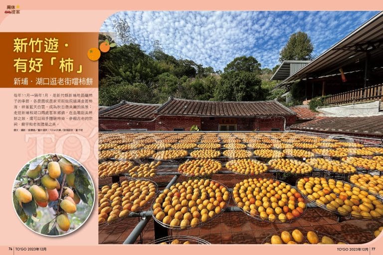 新竹遊有好「柿」 新埔．湖口逛老街嚐柿餅