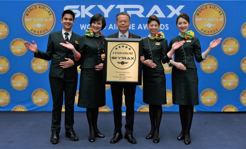 SKYTRAX公佈「2025年全球航空公司大獎」,長榮航空連續10年榮獲五星級航空公司殊榮,深受國際旅客及評審肯定。
