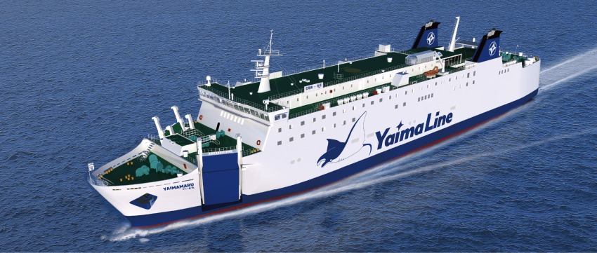 八重山丸號即將航行於基隆-石垣島之間