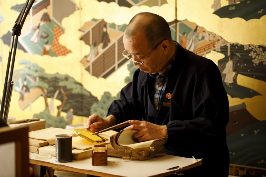 「金澤箔」製作過程