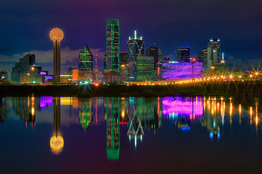 達拉斯璀璨夜景