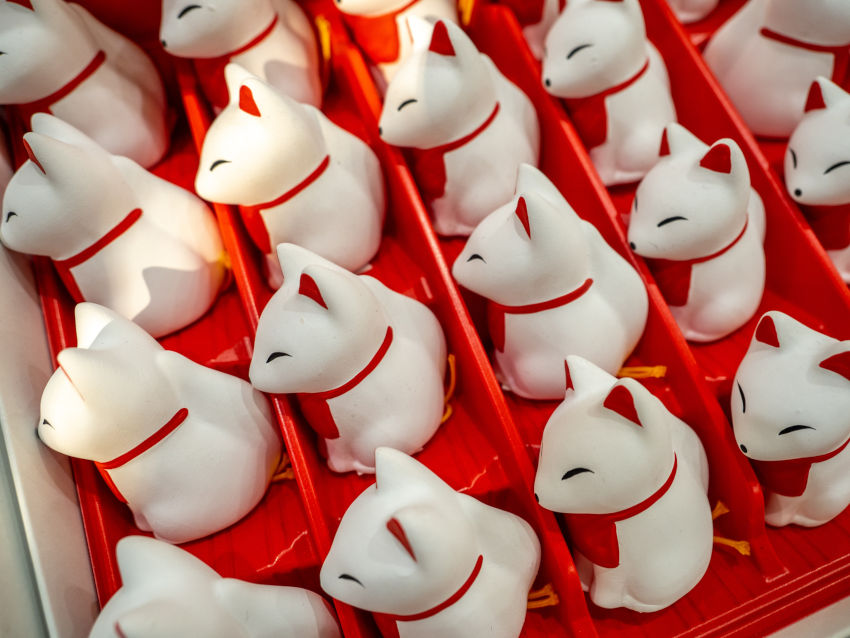 可愛的狐狸造型紀念品