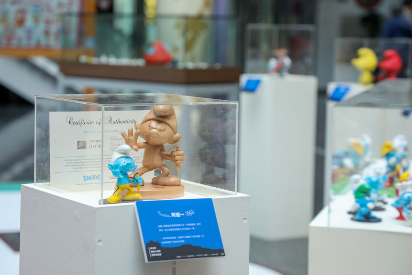 市府文心樓中庭即將盛大展出藍色小精靈展（8/4-8/29）