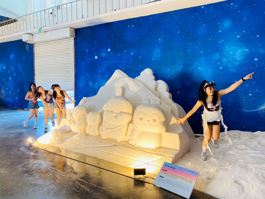 一見雙雕藝術季：七股鹽山鹽雕（雲嘉南風景區管理處提供）