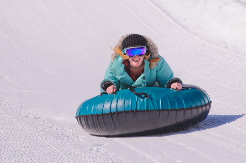 北卡羅來納州冬日雪胎滑雪體驗