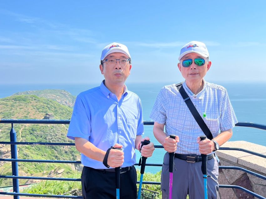 馬管處洪處長與 LA NEW 集團劉董事長合影 (馬管處提供)