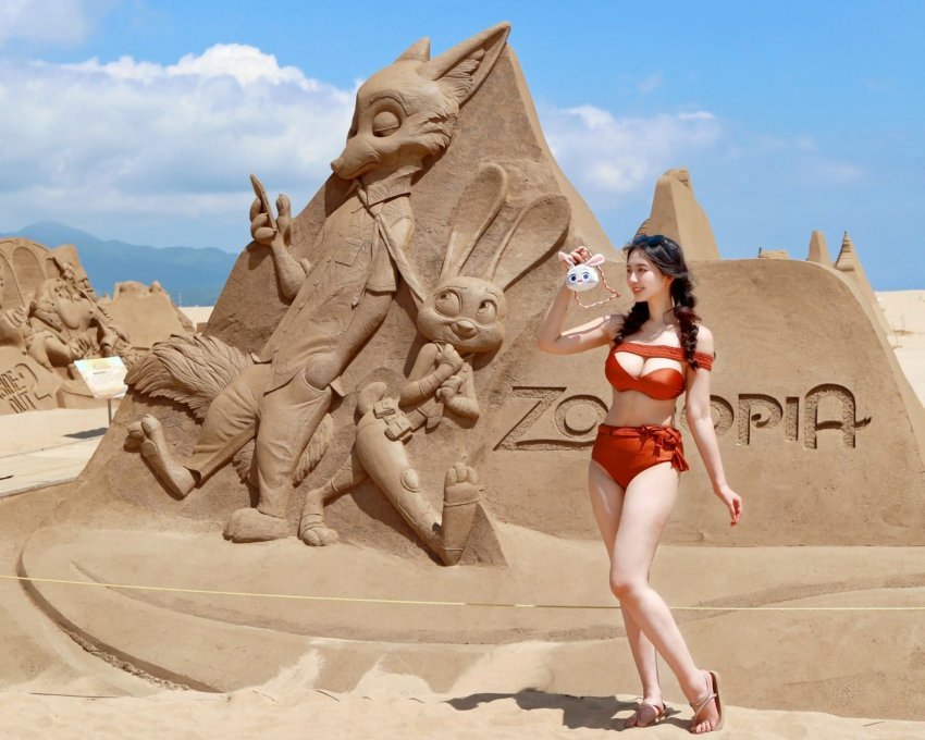 本屆沙雕季以「迪士尼仲夏歡樂祭」為主題