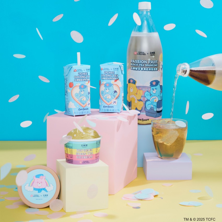 每隻Care Bears™ 愛心小熊都以溫暖及關懷的特質陪伴飛行，歡迎旅客把彩虹能量及好心情一同帶回家。