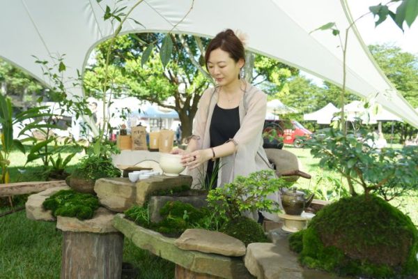 阿里山茶人特色茶席