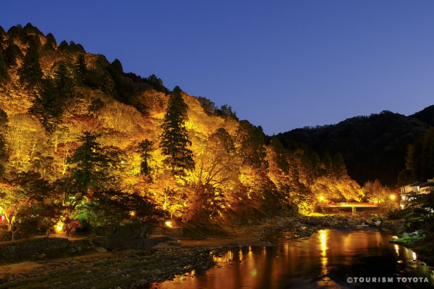 香嵐溪夜間點燈