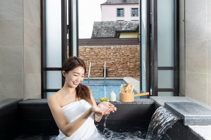 瑞穗天合國際觀光酒店 客房內黃金湯