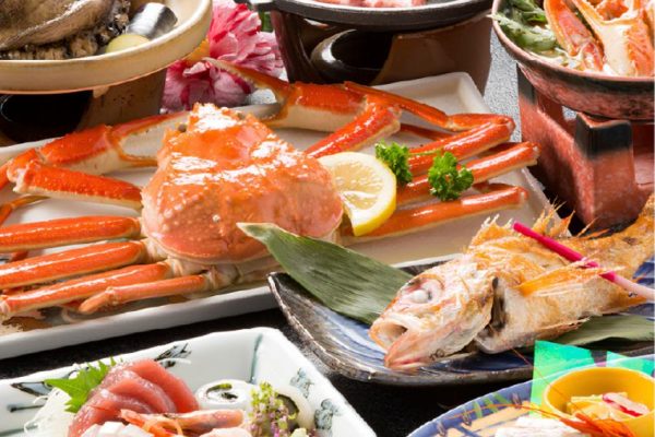 旅館「筱之夢莊」的餐食為旅館的亮點之一，四季可品嚐精緻螃蟹料理