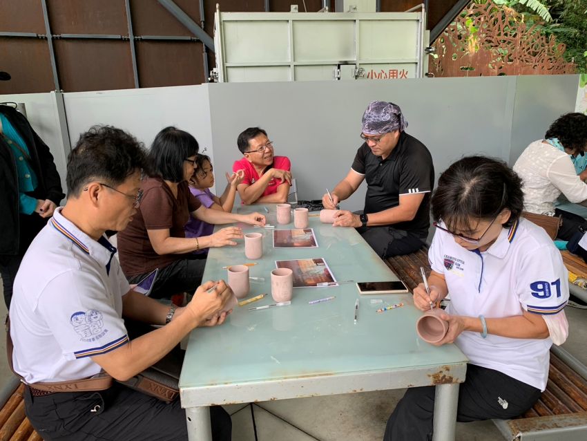 ▲陶杯刻畫體驗