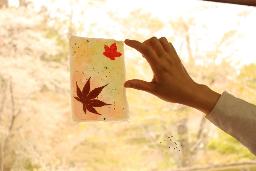 和紙明信片手作06