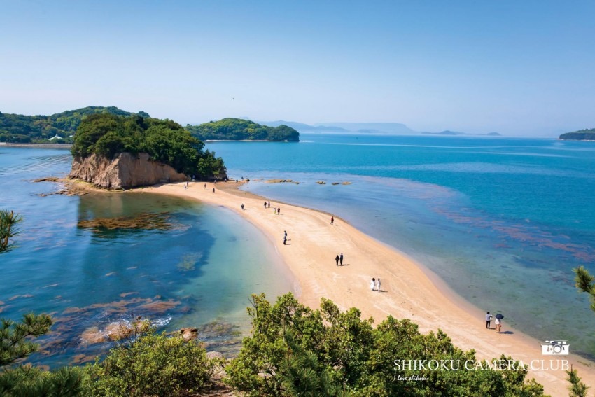 小豆島充滿浪漫傳說的「天使的散步道」
