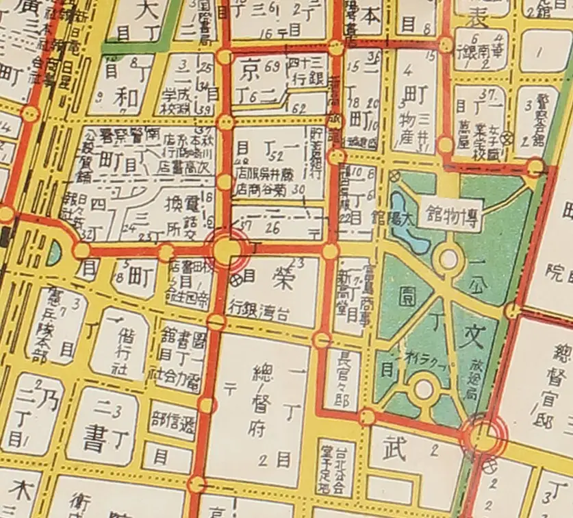 榮町周邊市街古地圖