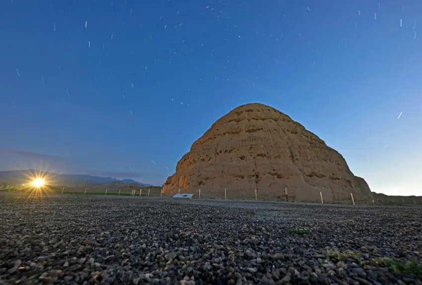▲西夏陵3號陵(圖片來源:新華社)