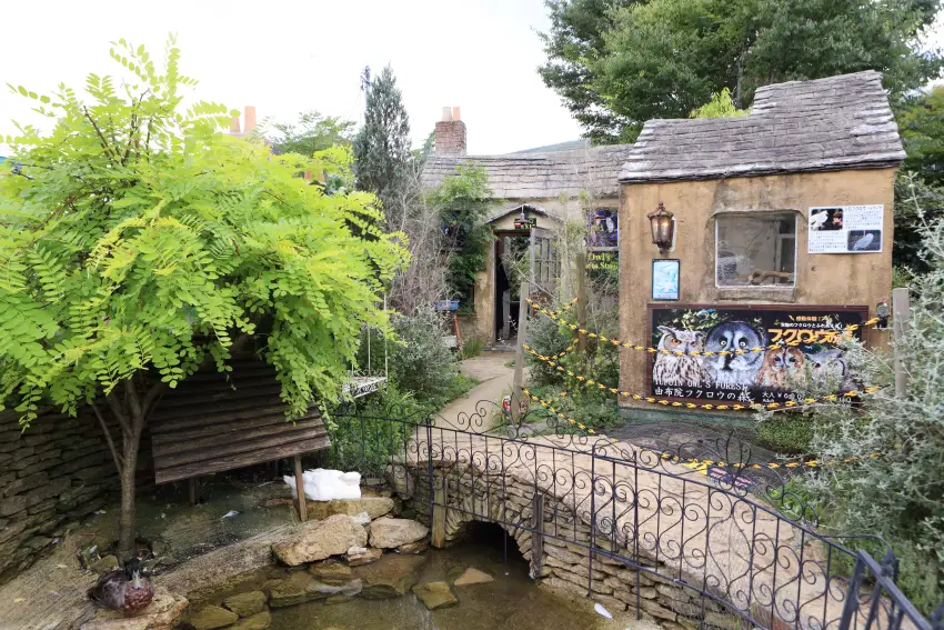 YUFUIN FLORAL VILLAGE內的歐風小屋均為特色店家