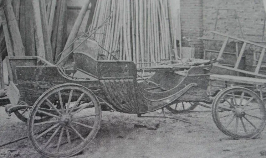 修復前的慈禧轎車