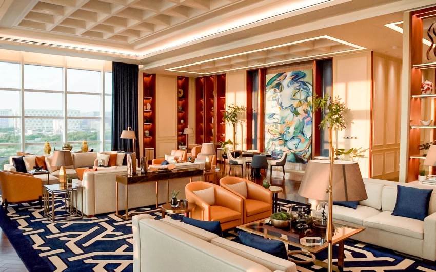 Bay Tower的「Villas套房」格局如住宅，極度隱私寧靜，適合家庭或追求奢華的旅人。