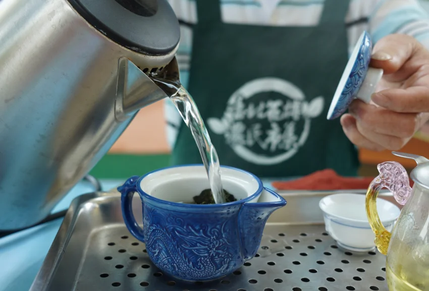 南港秋季特色桂花包種茶