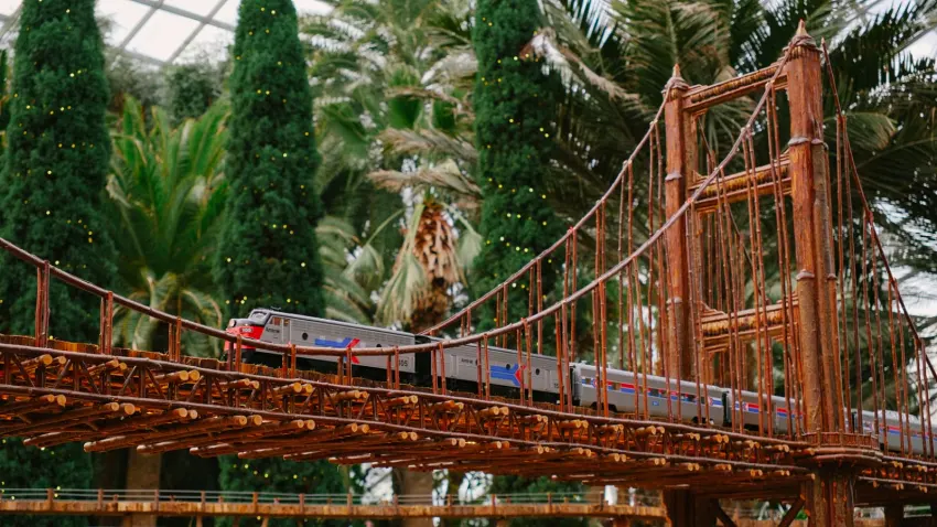 聖誕列車之旅（圖片來源：新加坡濱海灣花園）