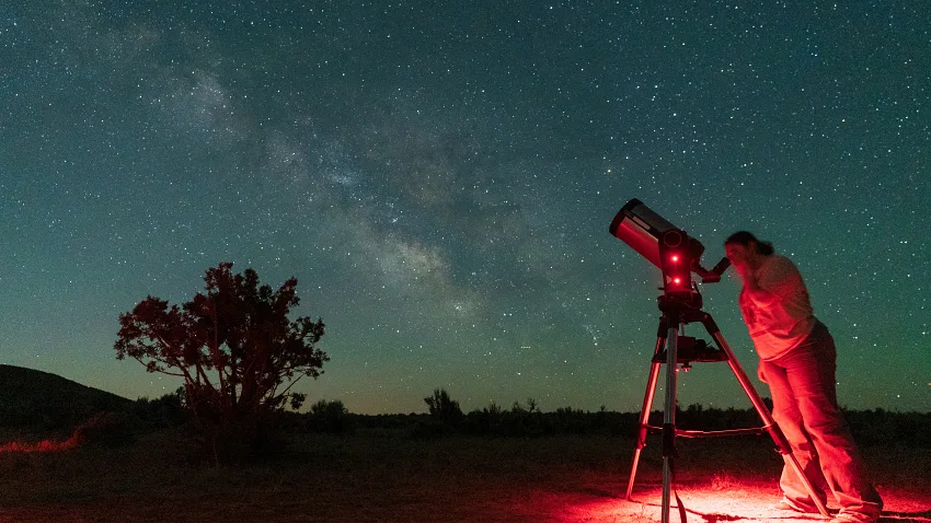 猶他州獨特清澈夜空大景吸引觀星迷來訪。圖片來源：美國國家旅遊局