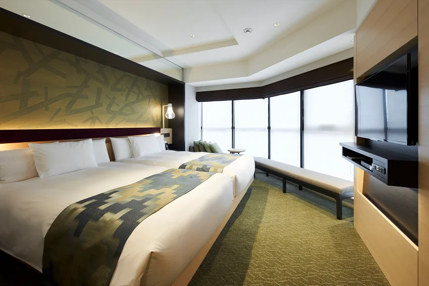 舒適客房一景。可提供兩人入住。©ホテル1899東京