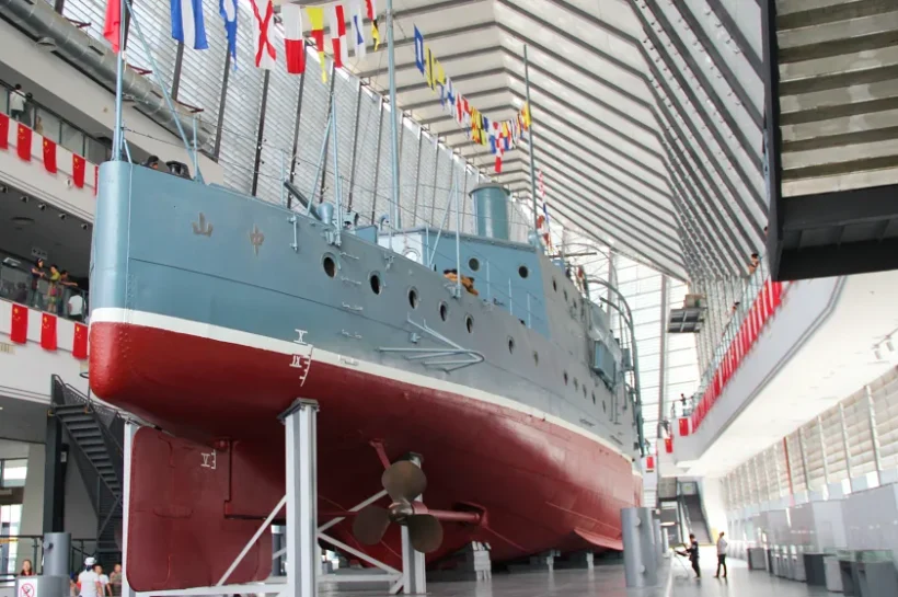 中山艦博物館 一代名艦的百年風雨歷程