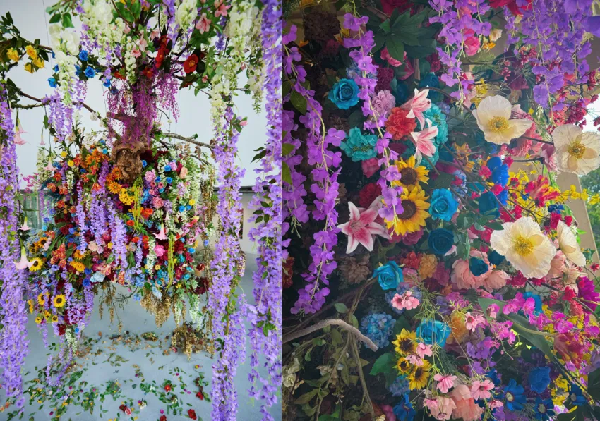 《殘照》示意圖