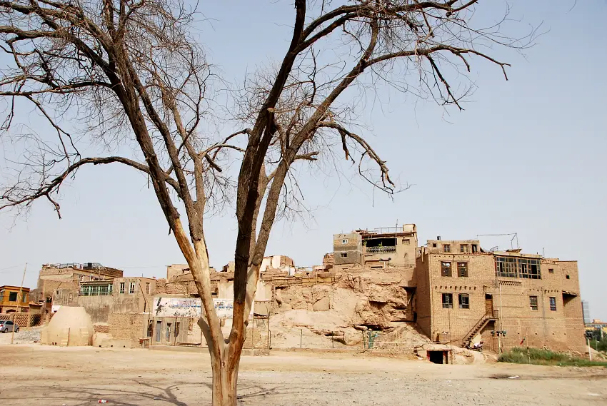 建於土堆上的高台民居見證過去數百年來維族人文的發展