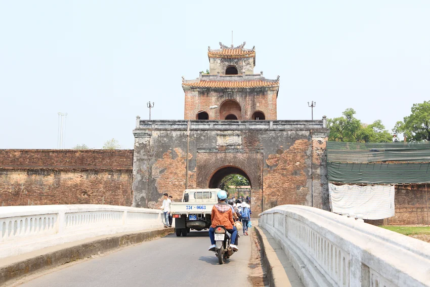 體仁門是順化壁城南面入口，平時車水馬龍，是交通要道