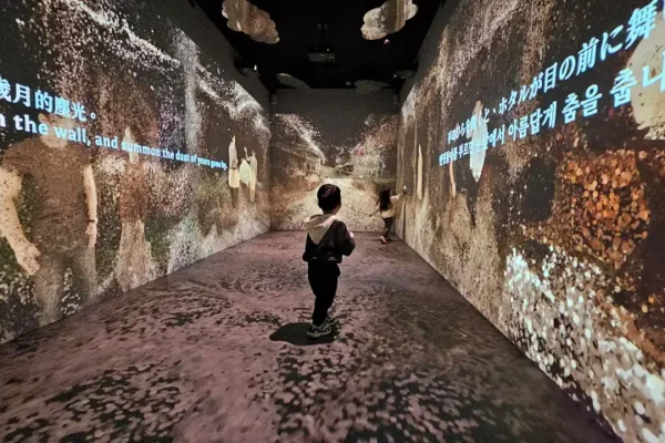 「阿里山沉浸式光影走廊－山城時光」，將阿里山與奮起湖的自然風光與人文底蘊轉譯為數位藝術，該空間已正式營運