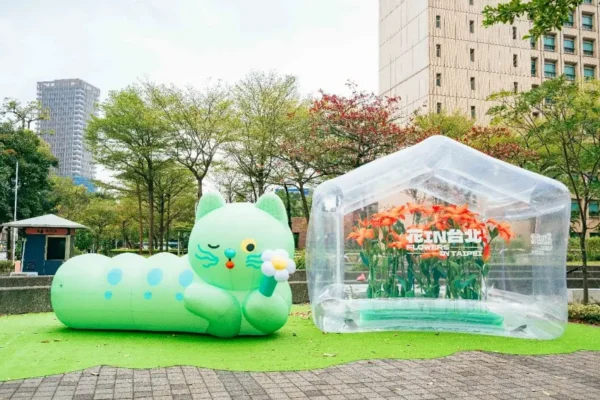 花IN台北期間限定裝置藝術「春之幻境溫室」