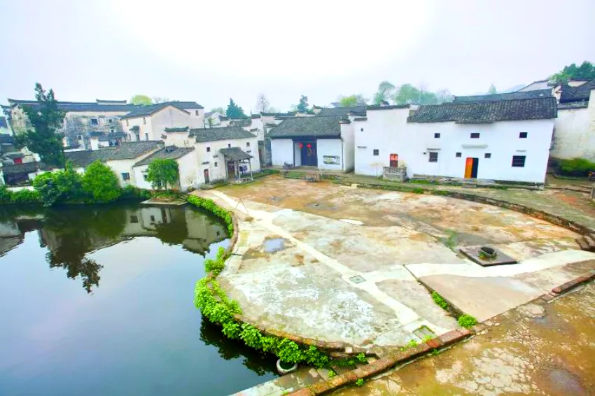 八卦村中有江南唯一紀念諸葛亮的武侯紀念堂