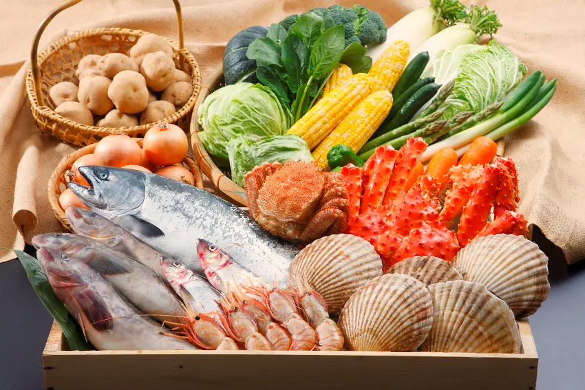 北海道海鮮與野菜
