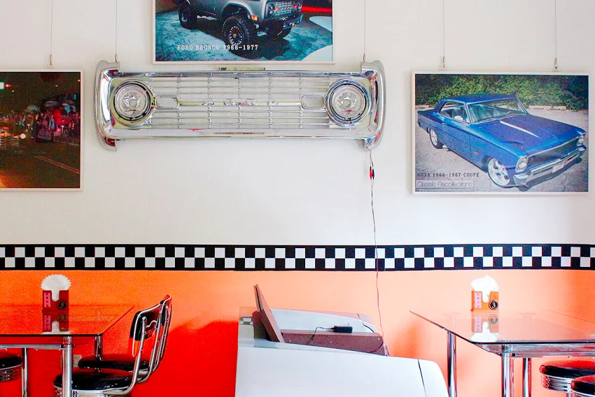 古董車零件也很適合當裝飾品