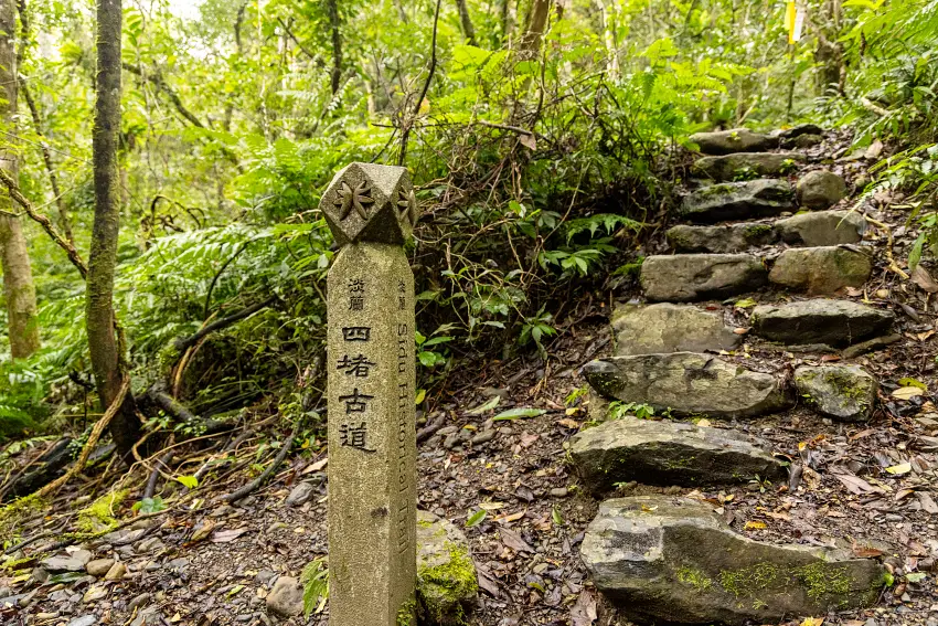 淡蘭古道南路坪林段保留古道石階與自然景觀，行走於茶鄉山林間，在春節假期中感受歷史人文與自然交織的慢活氛圍。