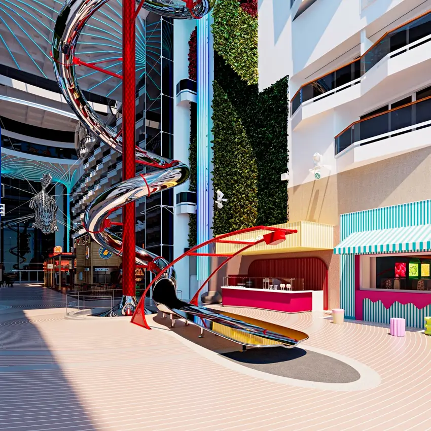 MSC 亞細亞號 - The Spiral 無極螺旋滑道