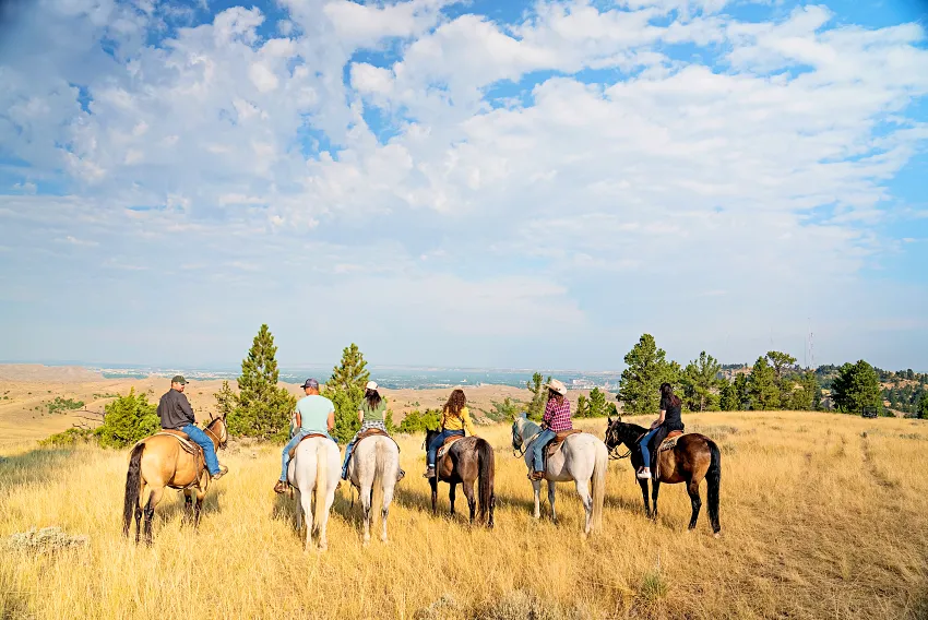 蒙大拿州比林斯草原體驗牛仔文化。圖：美國國家旅遊局