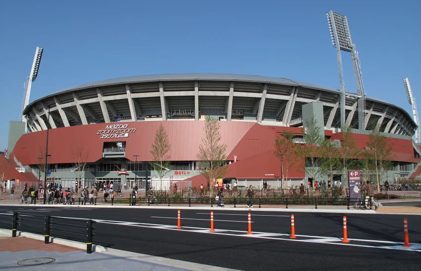 馬自達體育場是廣島東洋鯉魚隊的主場